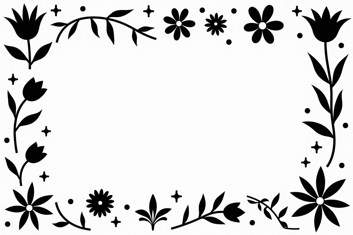 Botanical Frame SVG Collection, an Illustration by yasushie (Photo 7 of 10)