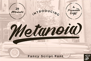 Metanoia - Fancy Font