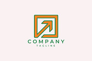 Abstract Arrow Square Logo, a Branding & Logo Template by Vectorium Studio (Thumbnail 1 of 2)