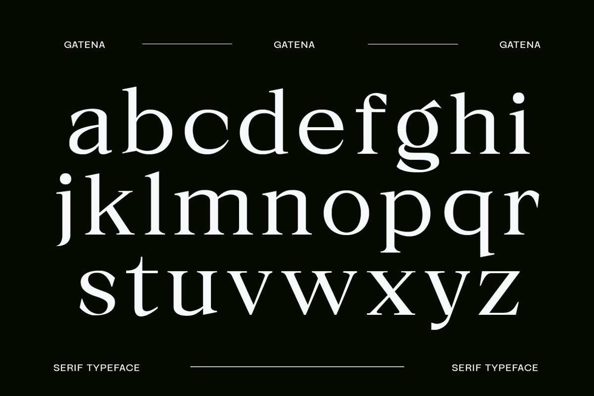 Gatena Serif Modern, a Serif Font by Yukita Creative (Photo 5 of 10)