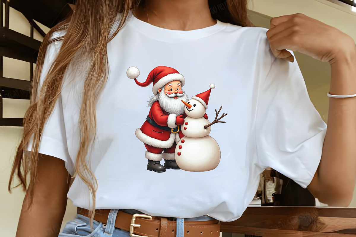 Cute Christmas Santa Clipart PNG, an Illustration by CrexoraLab (Photo 4 of 5)