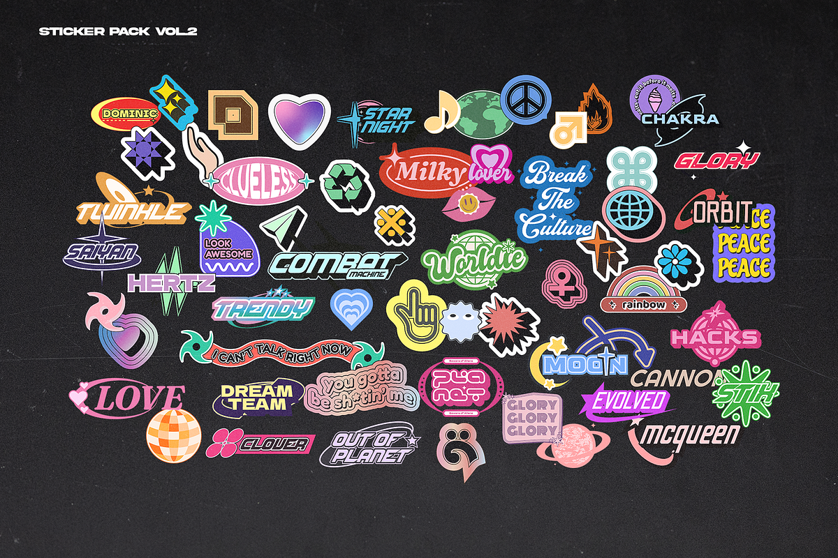 Sticker Pack Bundle, an Object Graphic by Sixtysix Labs (Photo 4 of 14)