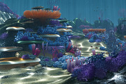 Cartoon Underwater VR/AR Lowpoly 3D, an Environmental 3D Model by NOMODOL (Thumbnail 9 of 17)