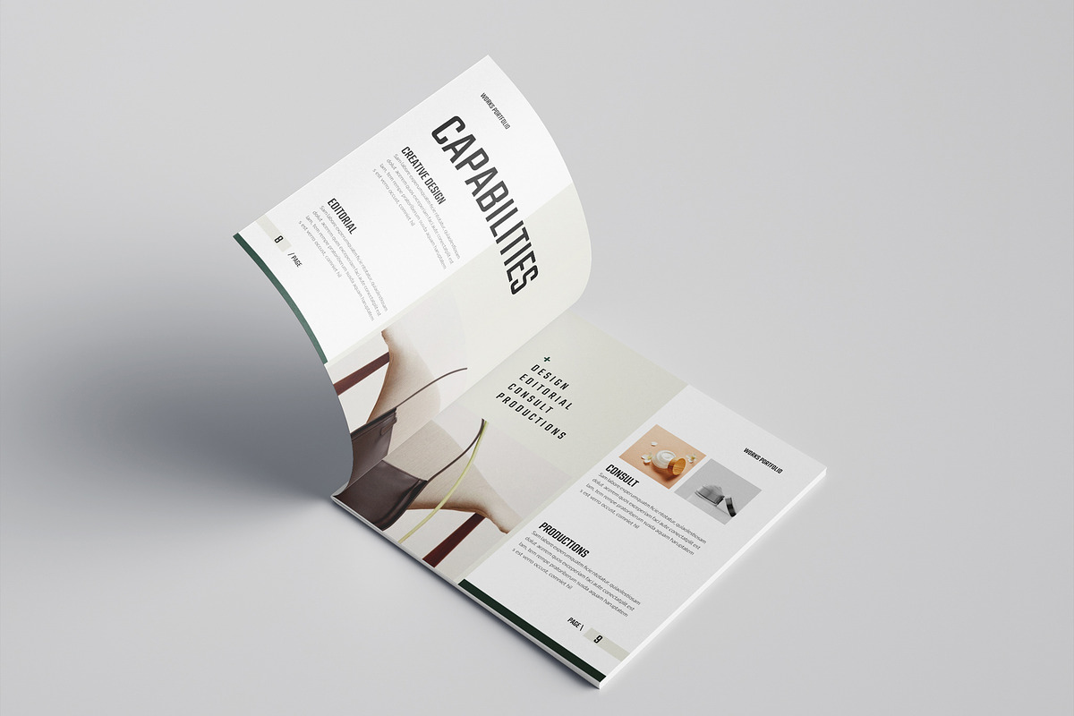 Works | Square Portfolio Template, a Brochure Template by Spark_Creative (Photo 6 of 15)