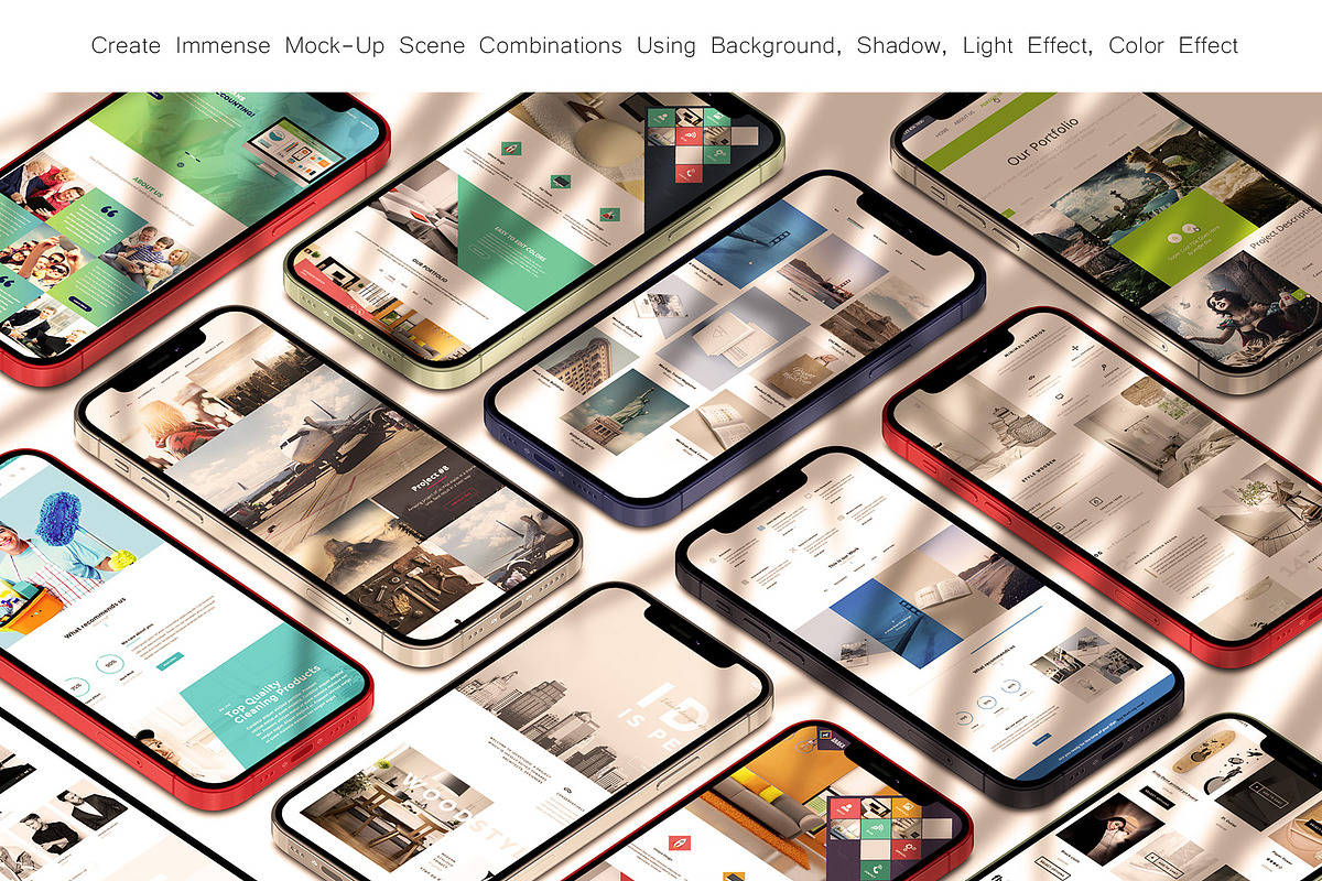 ALL 3D iPHONE MOCK-UP BUNDLE VOL-1, an iPhone Mockup by Graphicsworld125 (Photo 46 of 62)
