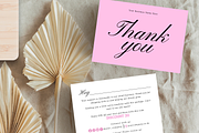 Minimal Thank You Card small Busines, a Card Template by Elegant_Studio44 (Thumbnail 4 of 5)
