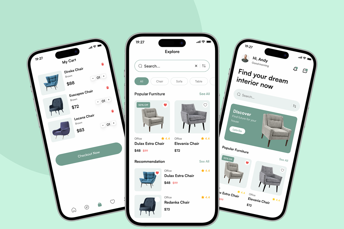 Pardex E-Commerce UI kit, an UI Kit Template by UiDex (Photo 3 of 6)