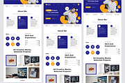 Personal Portfolio Landing Page, a Landing Page Template by SquidPixey (Thumbnail 5 of 5)