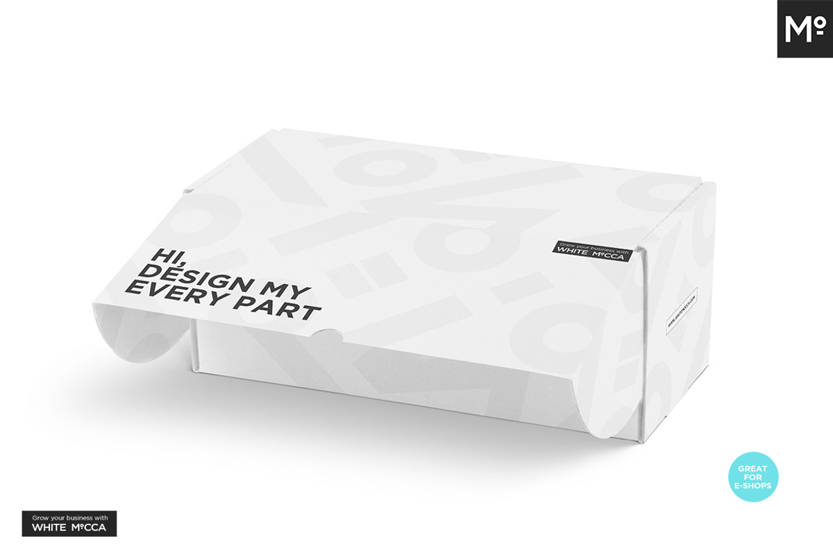 Mailing Box Mock-up, a Packaging Mockup by BlackMocca (Photo 12 of 18)