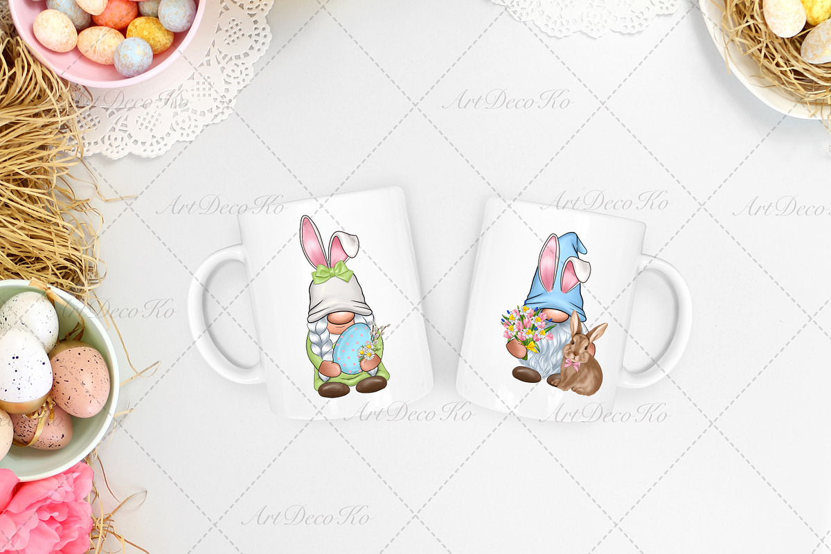 Easter Gnome Clipart, a Person Illustration by DekoArt (Photo 4 of 4)