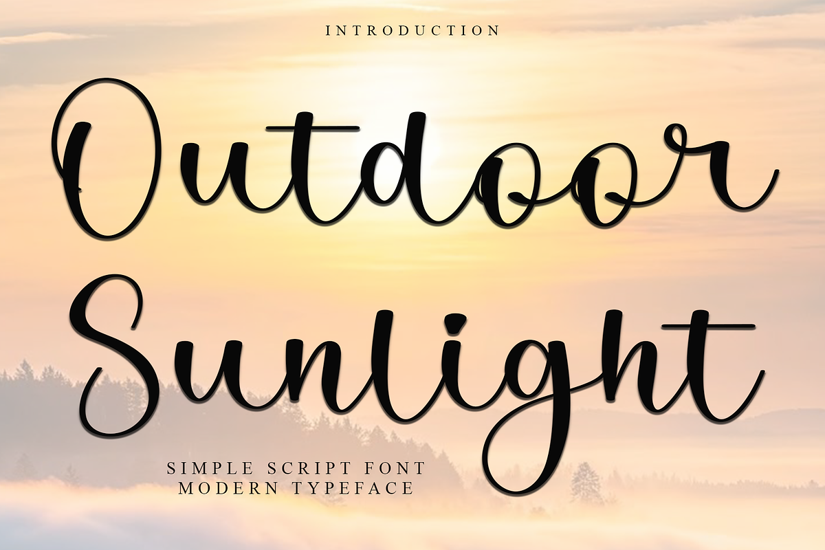 Outdoor Sunlight, a Handwritten Font by FreshTypeINK (Photo 1 of 8)