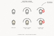 Minimalistic Food Allergen Icons, an Outline Icon by Sinclair Creative Agency (Thumbnail 3 of 7)