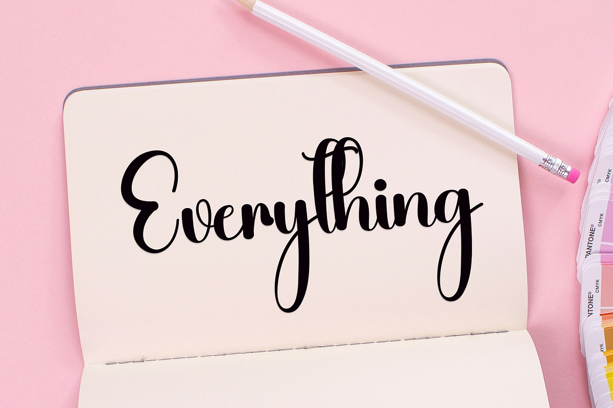 Wednesday, a Handwritten Font by FreshTypeINK (Photo 3 of 8)