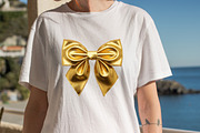 Watercolor Christmas Bow Clipart Bun, an Illustration by SVGArt (Thumbnail 8 of 8)