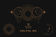 Vector vintage frames, a Background Graphic by Nadia Murash (Thumbnail 6 of 6)