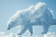 90 Clouds animals against a blue sky, an Animal Illustration by Handmadefont (Thumbnail 18 of 64)