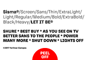 RNS Sisma, a Sans Serif Font by RNS Fonts (Thumbnail 1 of 5)