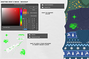 Knitted Vest V Neck - Mockup, a Hoody Mockup by DaldSgh (Thumbnail 7 of 12)