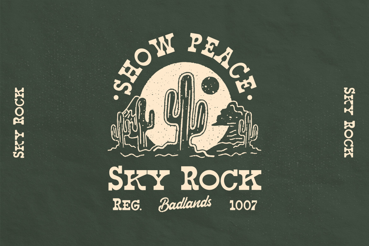 West Yard - Western Display Font, a Serif Font by Typefactoryco (Photo 6 of 9)