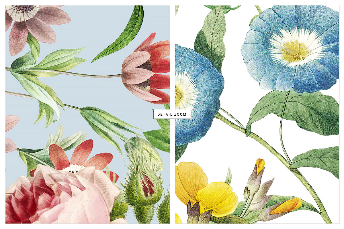 Summer Bloom Seamless Prints & Motif, a Pattern Graphic by TSTUDIO (Photo 9 of 10)