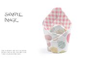 Swaddle Wrap Blankets Minky & Muslin, a Mockup by mock-ups (Thumbnail 12 of 31)