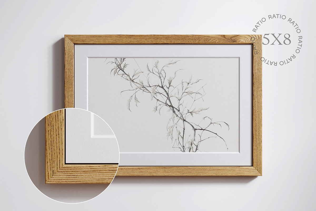 Wooden frame mockup close up, a Household Mockup by Artjafara (Photo 3 of 6)