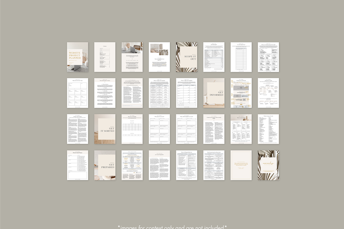 Website Project Planner Template, a Presentation Template by January Made Design (Photo 13 of 14)
