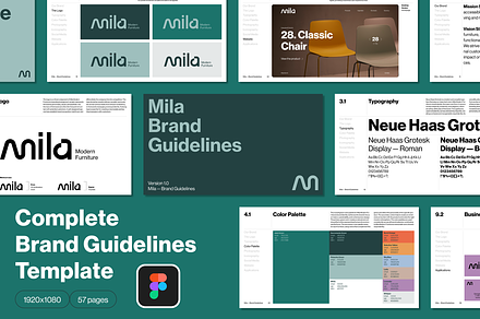 Complete | Brand Guidelines - Figma, a Presentation Template by Typefool's Shop