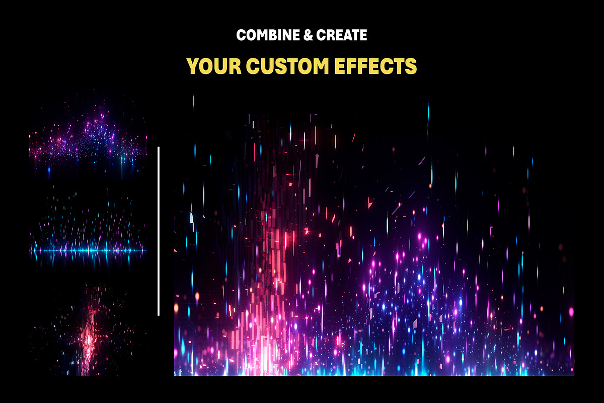 250+ Dots Neon Light Overlay Effects, an Object Graphic by Mikel Blazgad (Photo 6 of 10)