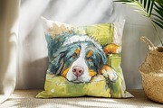 Watercolor Dogs on the Couch, an Animal Illustration by PrintHaven Designs (Thumbnail 10 of 10)