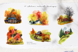 FALL MAGIC Watercolor Collecion