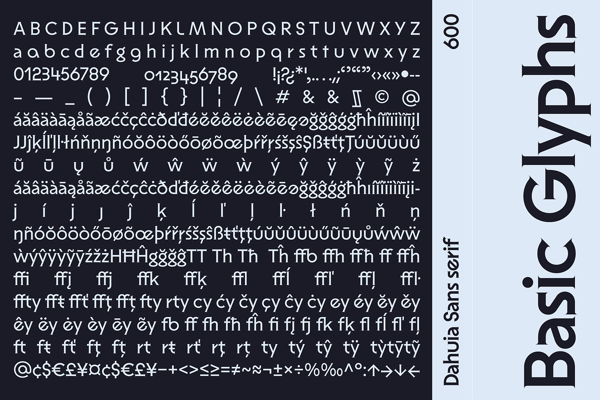 Dahuia - Sans Serif Font, a Sans Serif Font by Concepta Digital (Photo 11 of 11)