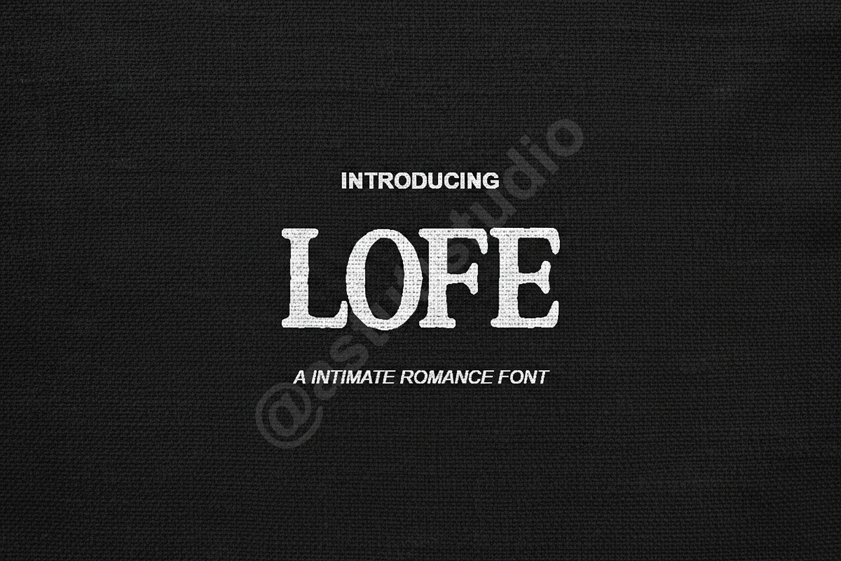 Lofe | Modern Luxury Serif Typeface, a Font by Astuti Studio (Photo 1 of 16)