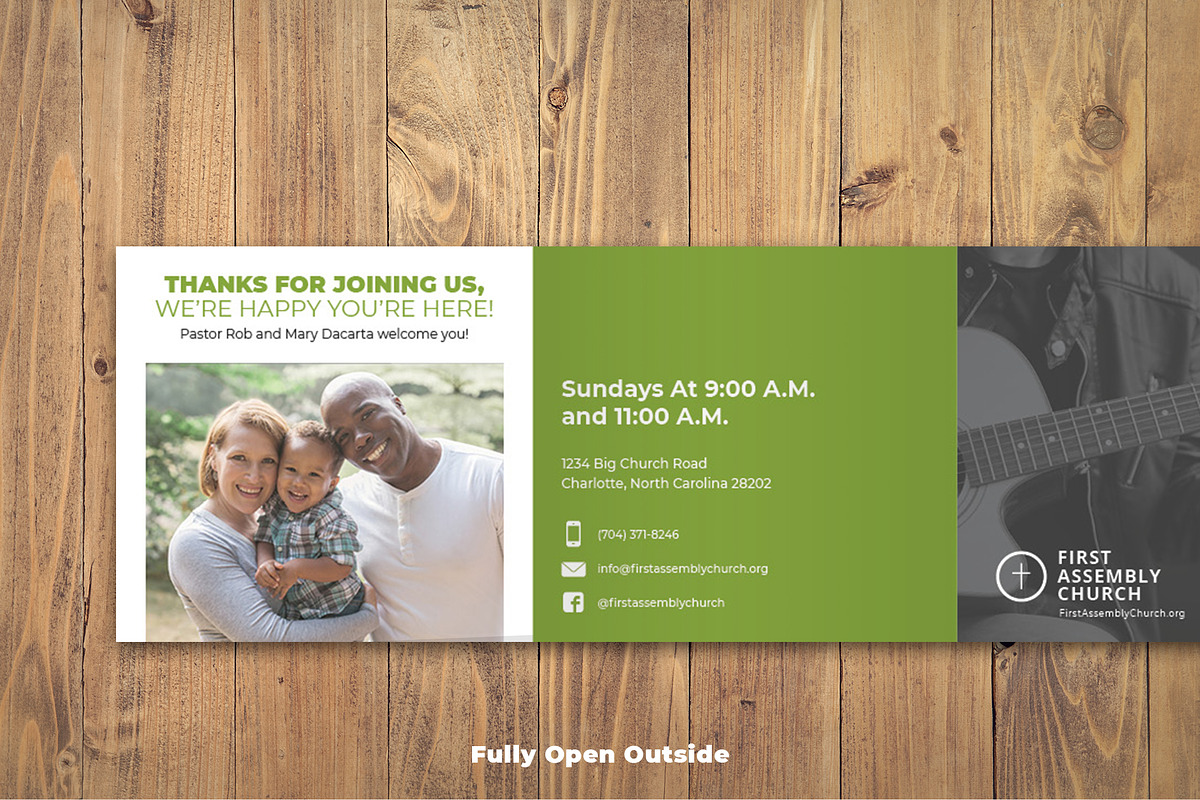 Church Bulletin (Tri-Fold), a Brochure Template by Tyler Sanguinette (Photo 3 of 4)