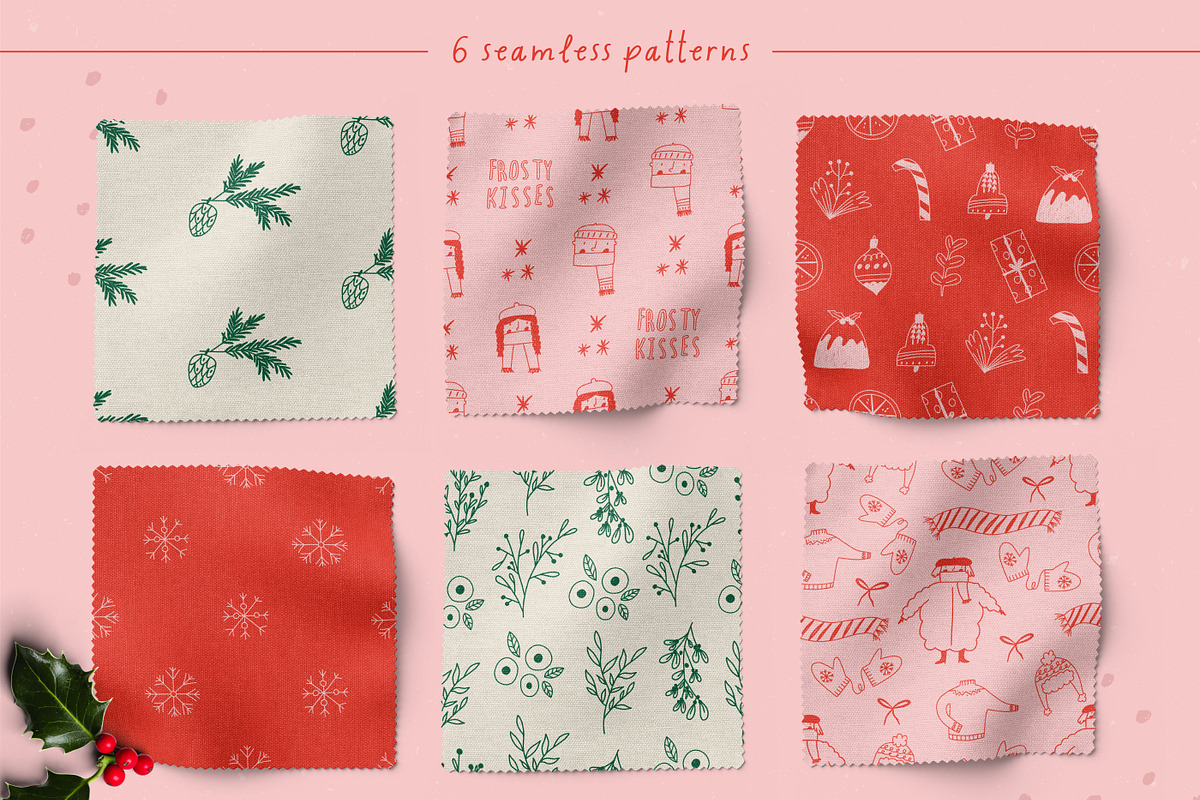 Doodles of Christmas - vector, a Seasonal Illustration by Valerie (Photo 9 of 11)