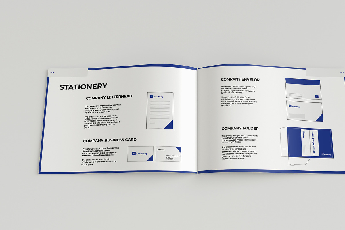 Landscape Brand Guideline Manual, a Brochure Template by Graphic Template (Photo 7 of 12)