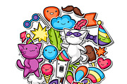 Carnival party kawaii backgrounds., a Card Template by incomible (Thumbnail 2 of 3)