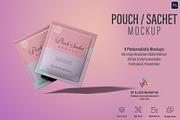 Pouch Sachet Mockup - 8 views, a Packaging Mockup by Illusiongraphic (Thumbnail 1 of 21)