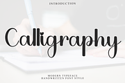 Calligraphy, a Handwritten Font by InermediaSTUDIO (Thumbnail 1 of 8)