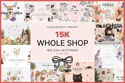 ENTIRE STORE BUNDLE - 15K, a Decorative Illustration by Muse Artist