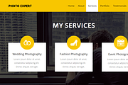 Photo Expert - Adobe Muse Template, a Landing Page Template by Vladimir Chernyshov (Thumbnail 3 of 5)