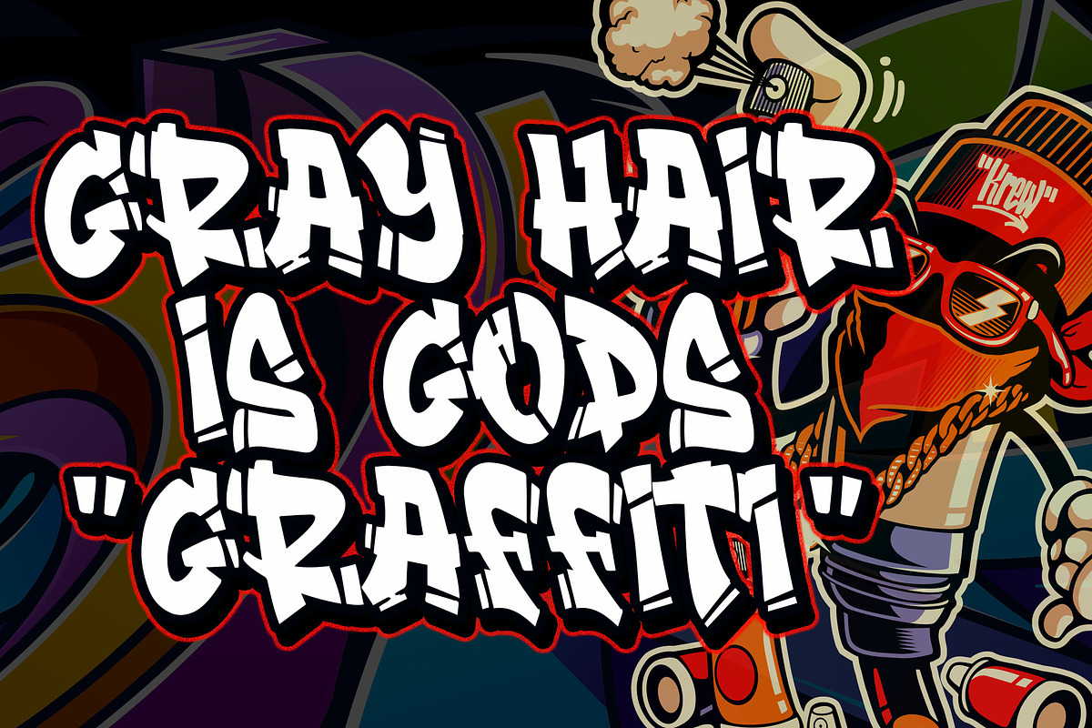 Streamzy Graffiti Font- INTRO SALE preview 3