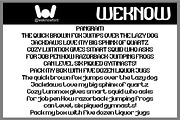 Quick Shot font, a Sans Serif Font by weknow (Thumbnail 6 of 8)