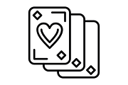 Cards Line Icon, an Icon by Pexelpy (Thumbnail 2 of 2)