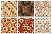 Autumn Floral Digital Paper, a Texture Graphic by Dream Creation (Thumbnail 7 of 7)