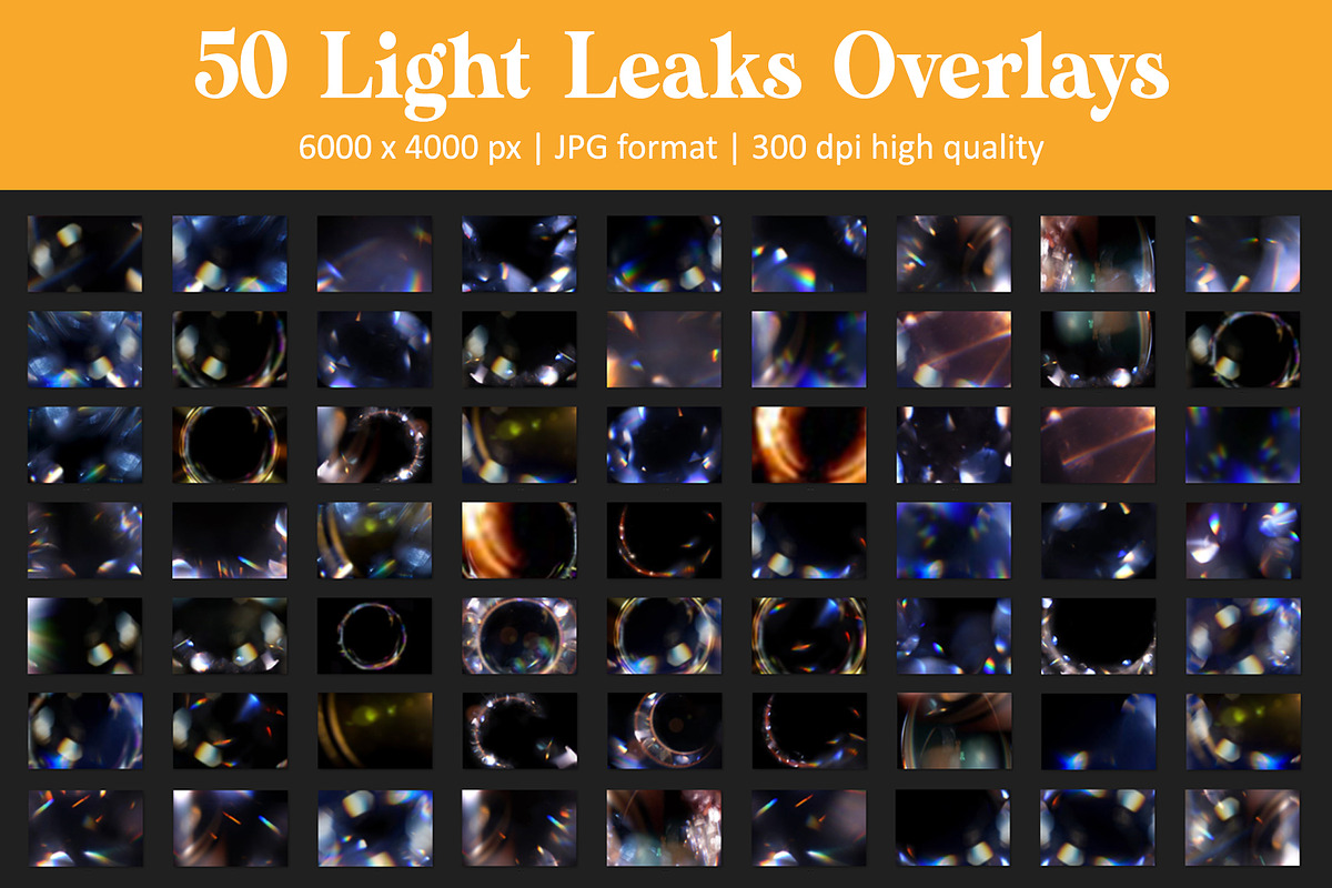 Light Leak Overlays, an Object Graphic by DreamyOverlay (Photo 7 of 7)