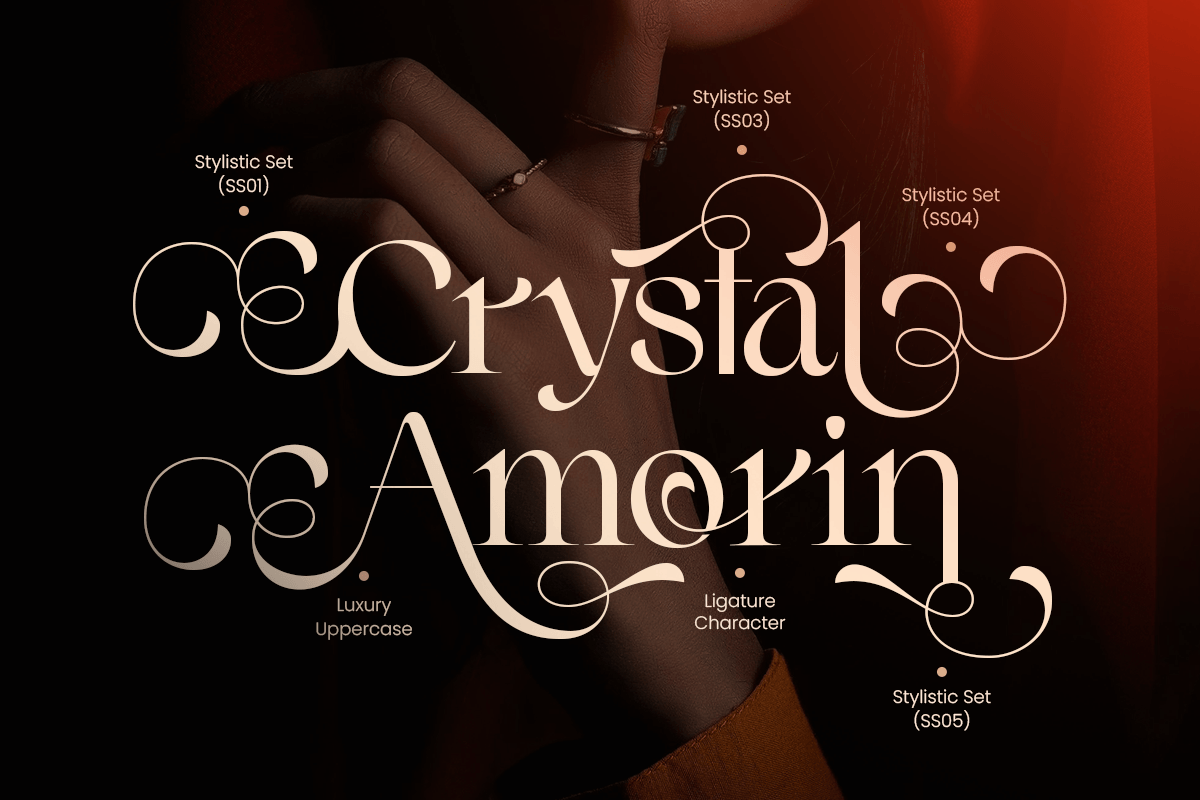 Riona - Luxury Swash Logo Font, a Serif Font by Sensatype (Photo 9 of 12)