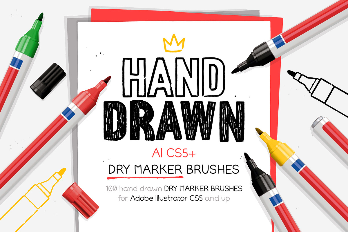 Dry Marker Brushes, a Brush Add-On by Side Project (Photo 1 of 7)