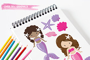 Mermaid, an Illustration by PrettyBundles (Thumbnail 3 of 5)
