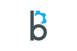 B letter and gear combination
